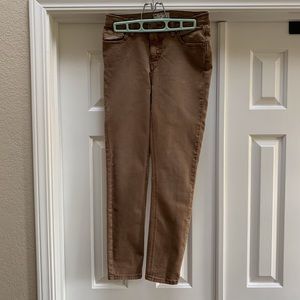 Free People Tan High Waisted Skinny Jean